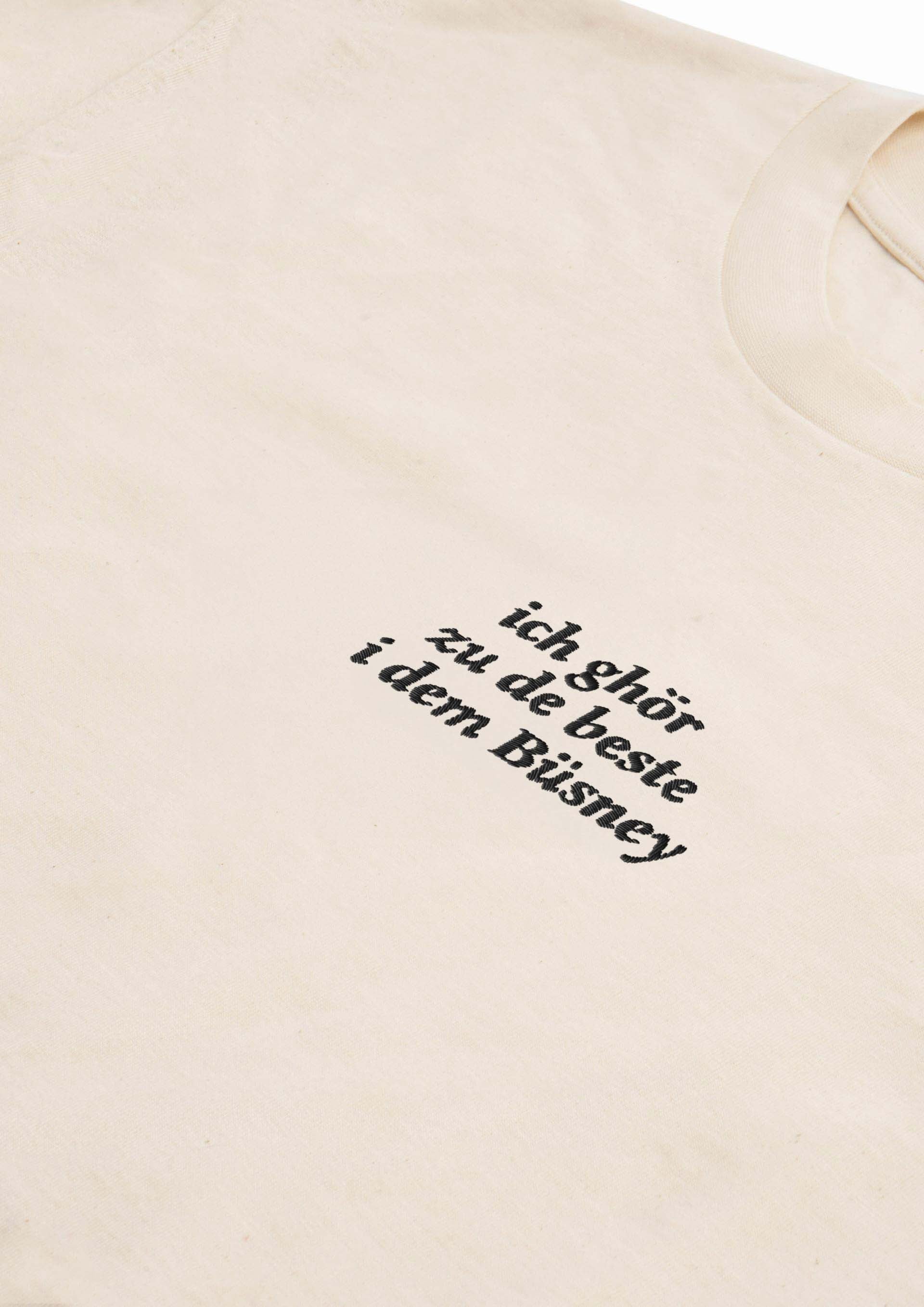 «Büsney» Stickerei oversize tee