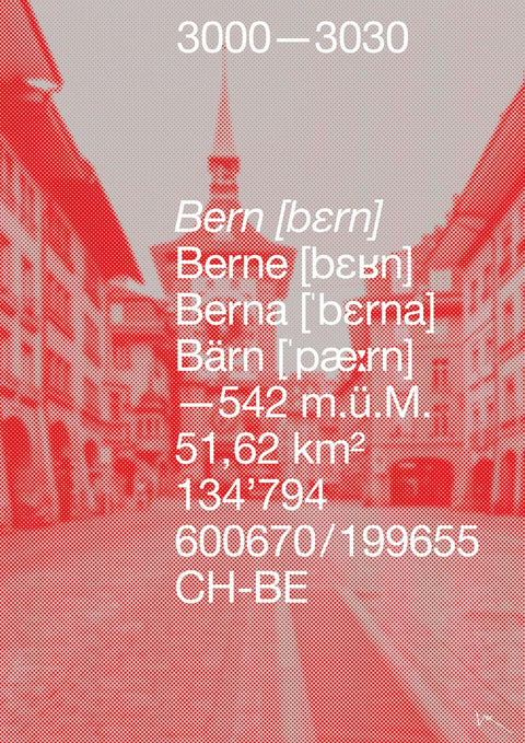 Eine Grafik, die den Standort des Produkts Bern in der Schweiz zeigt.