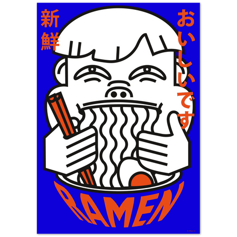 Eat Ramen-Soup Aufkleber - Grafikdesign Ramen.
