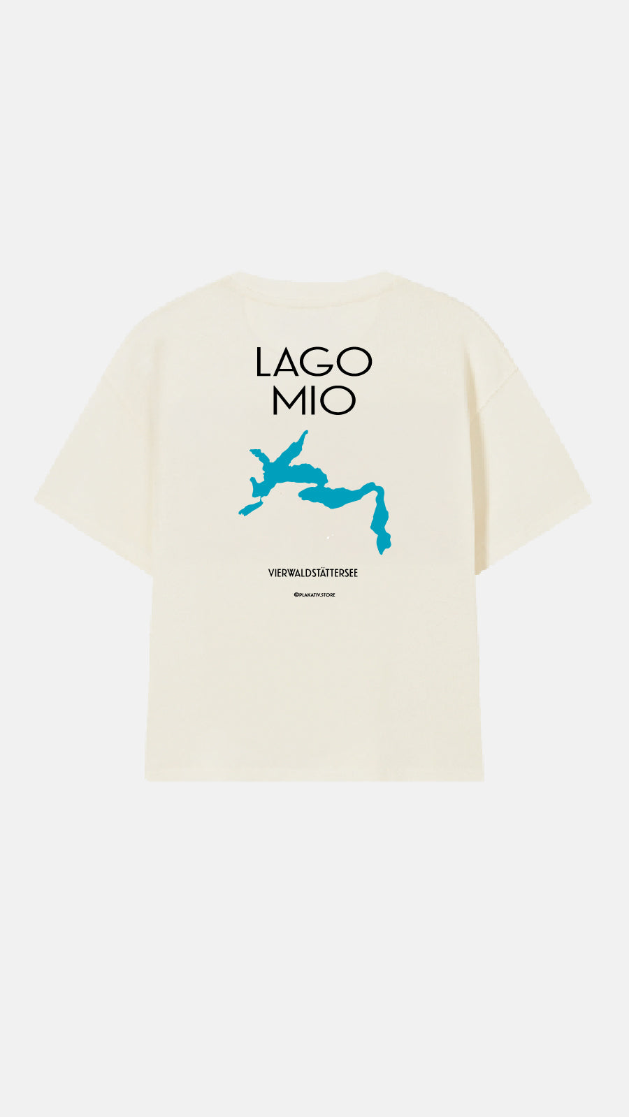 «LAGO MIO - VIERWALDSTÄTTERSEE» Backprint Heavy weight tee White