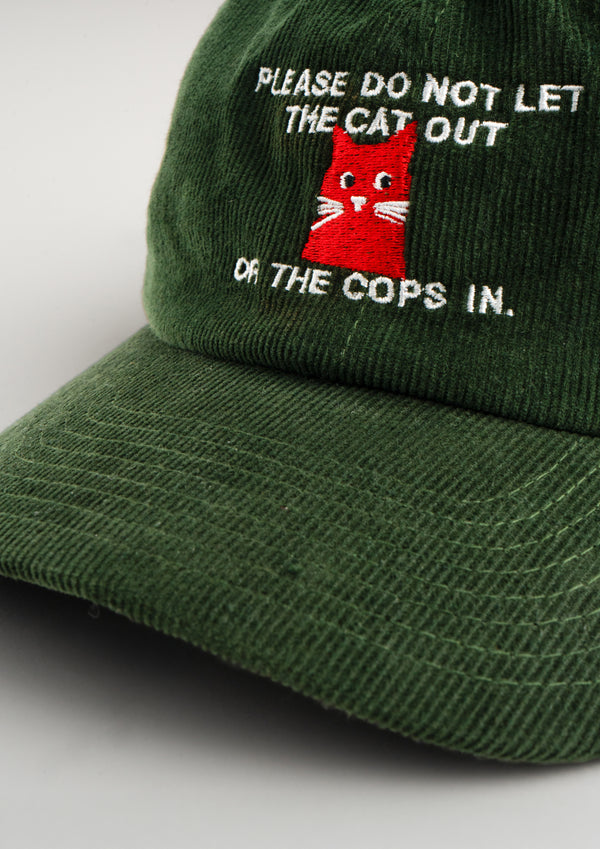 «sus cat» Courdroy Cap