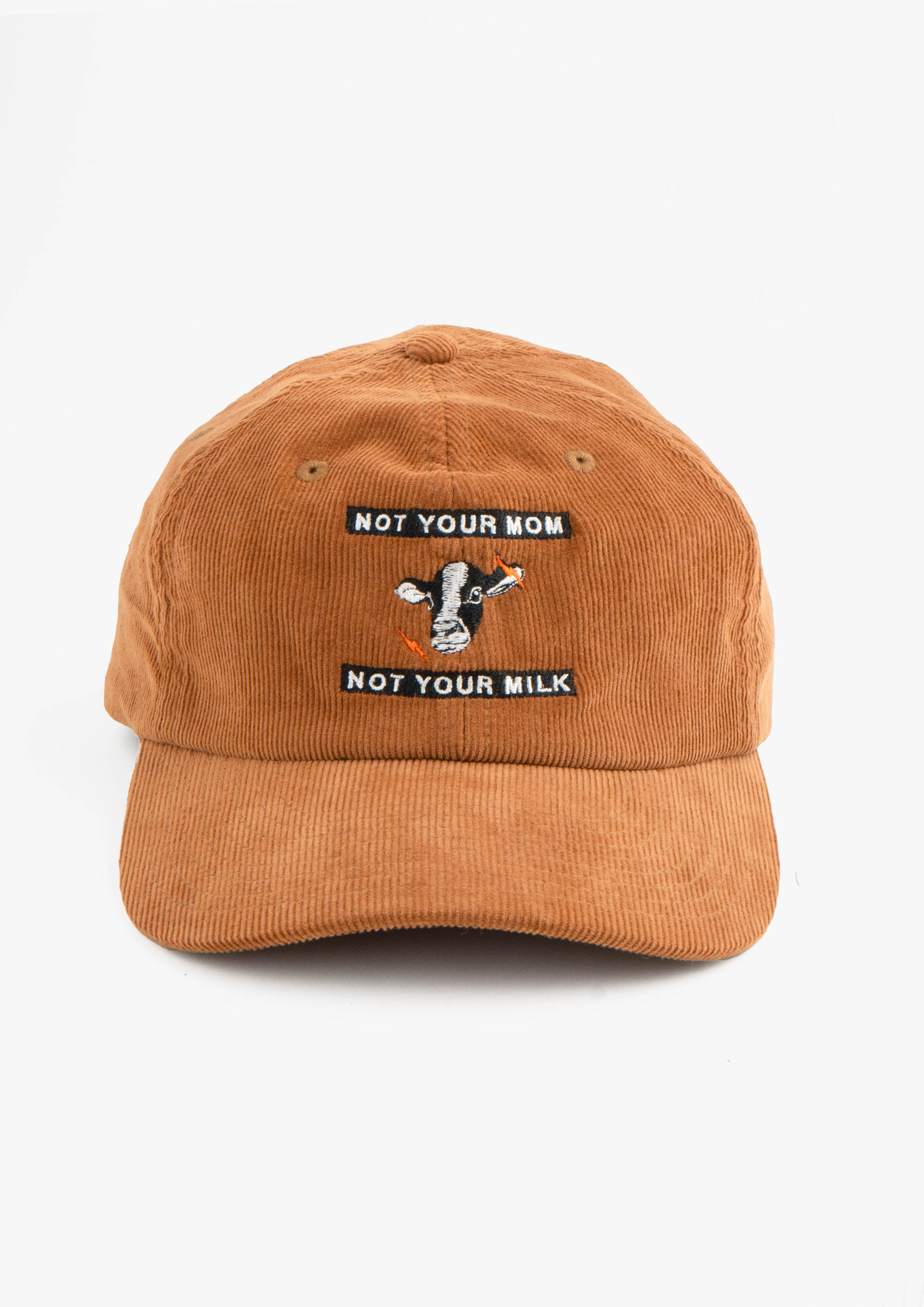 «Not Your Mom Not Your Milk» Courdroy Cap