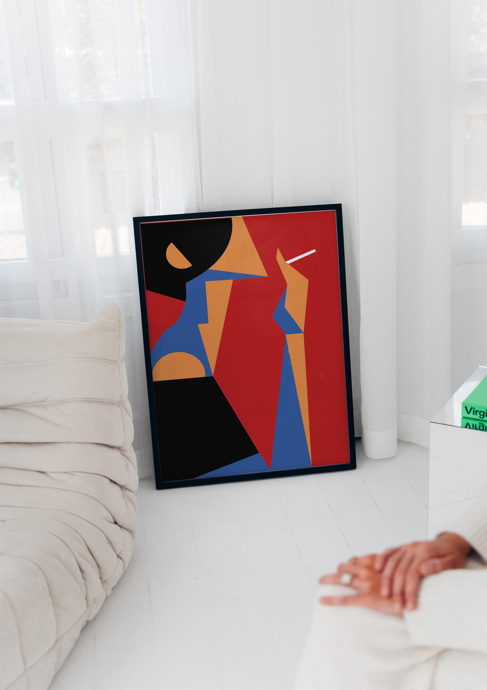 Woman with cig