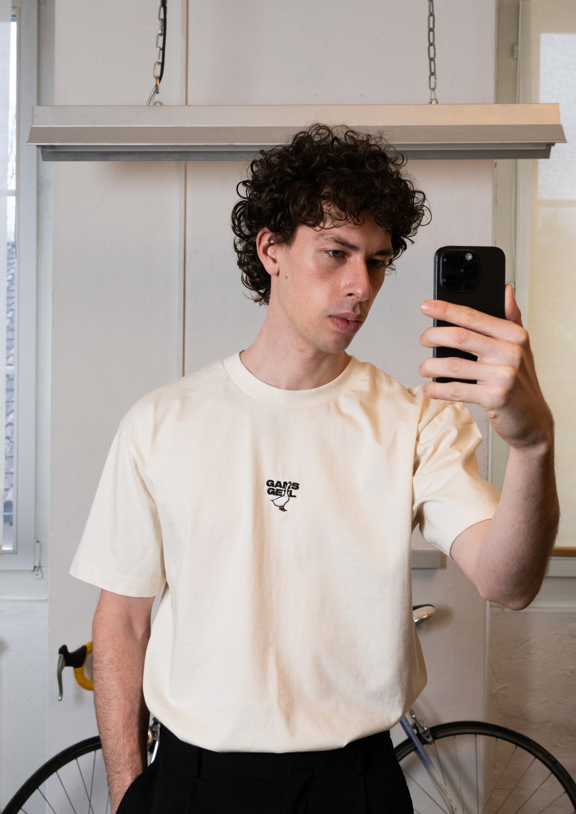 «Gans Geil» Stickerei Super oversize tee