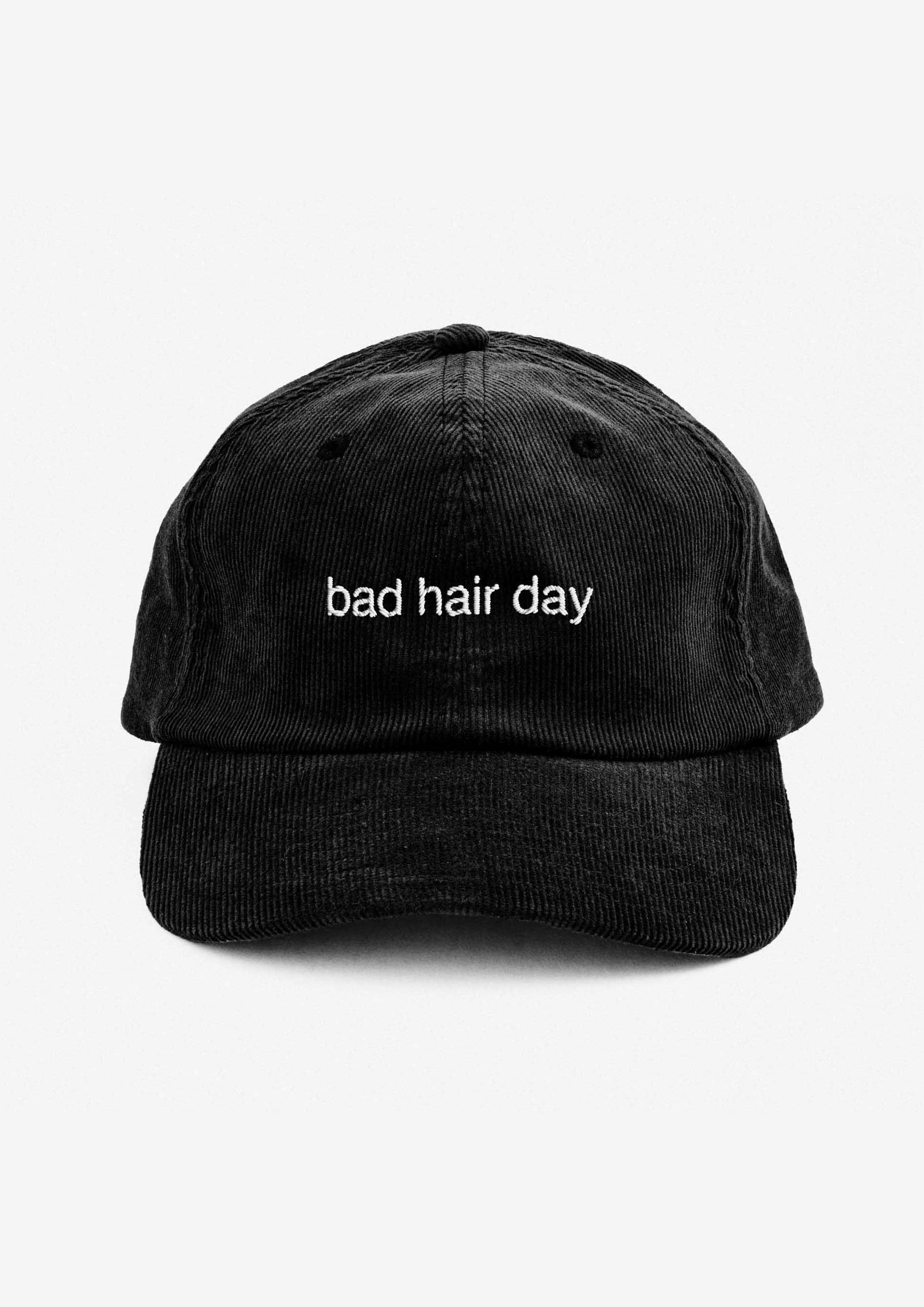 "Bad hair day" Corduroy Cap