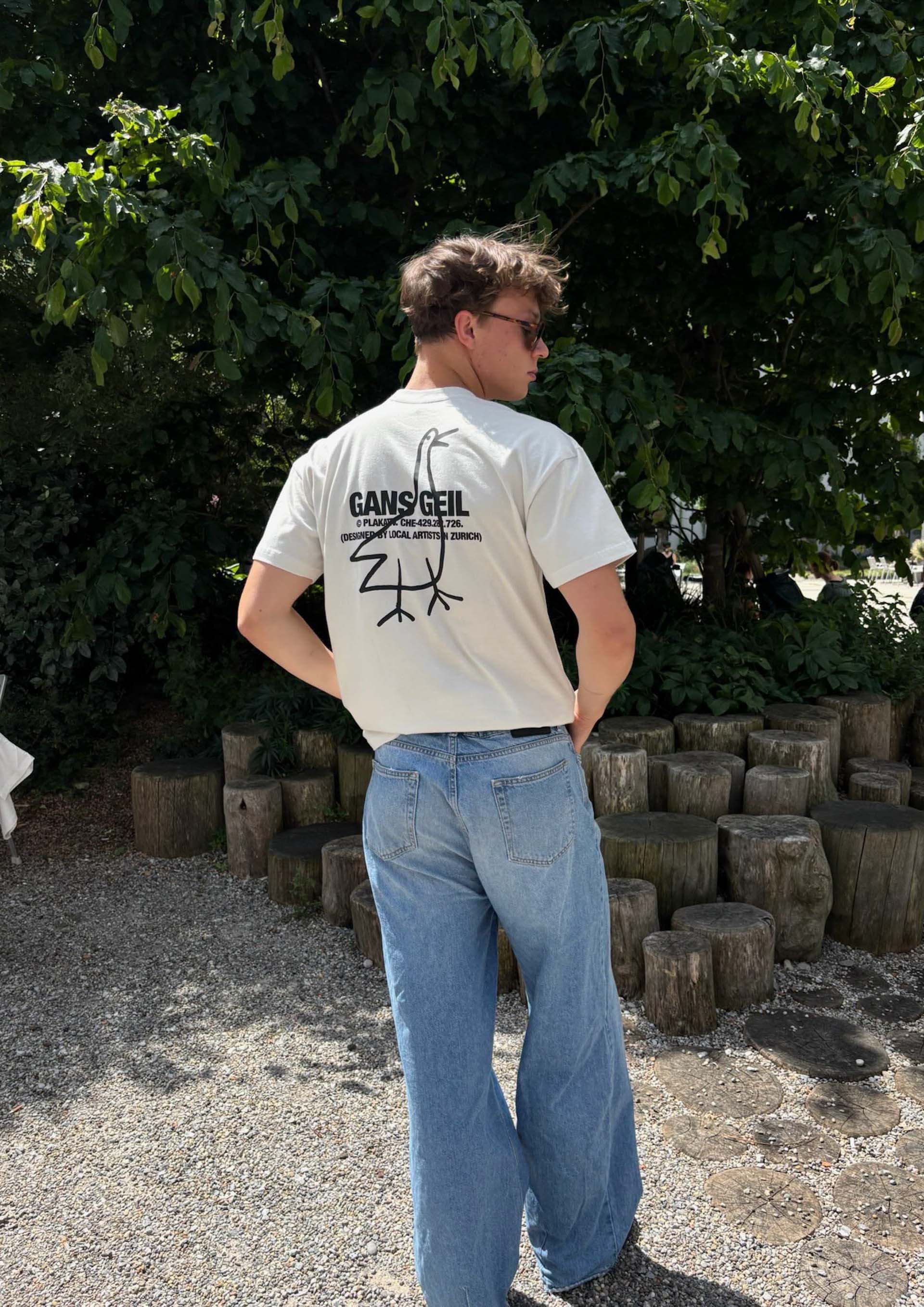 «Gans Geil» Backprint Heavy weight tee 2025