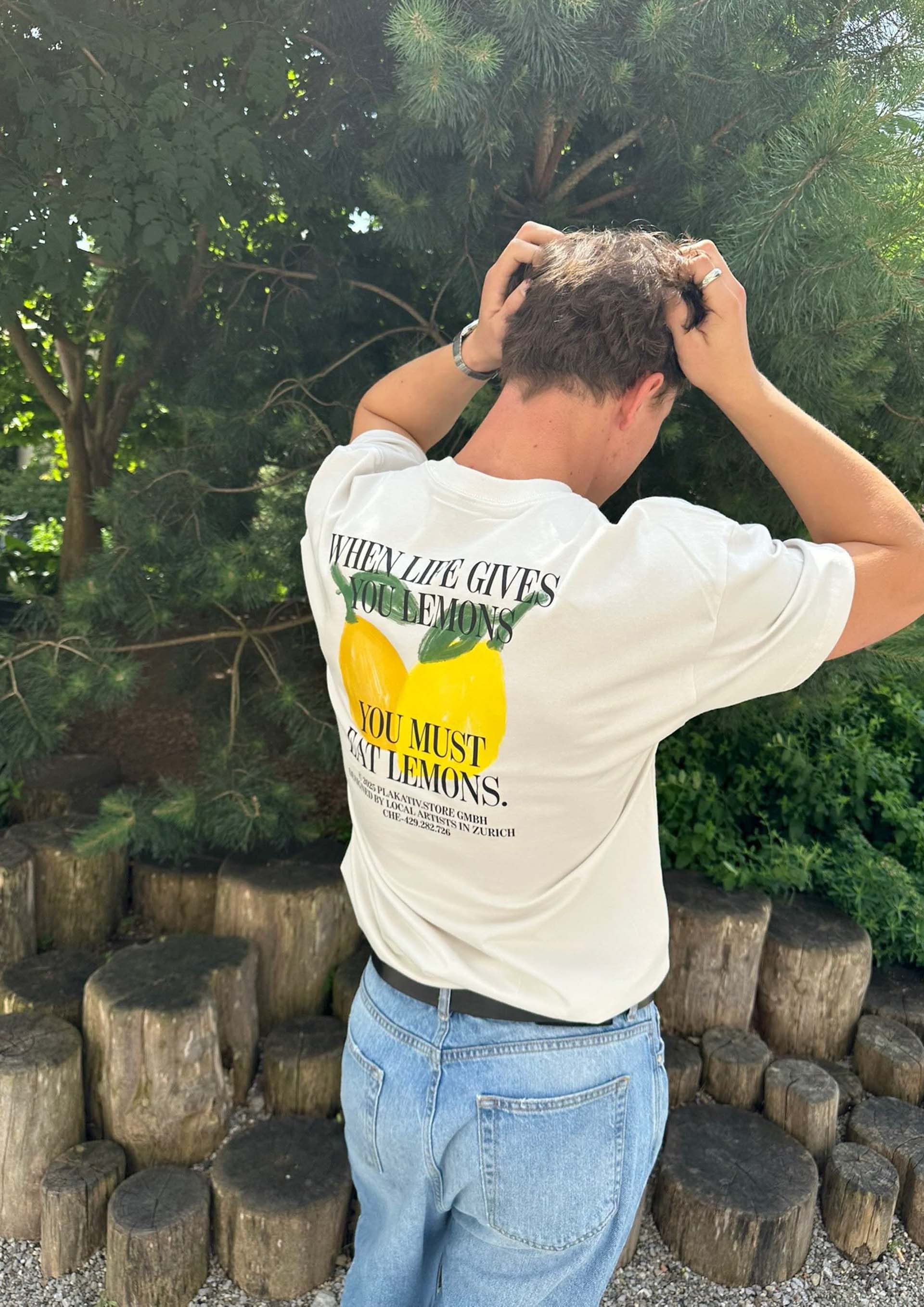 «Lemons» Backprint Heavy weight tee 2025