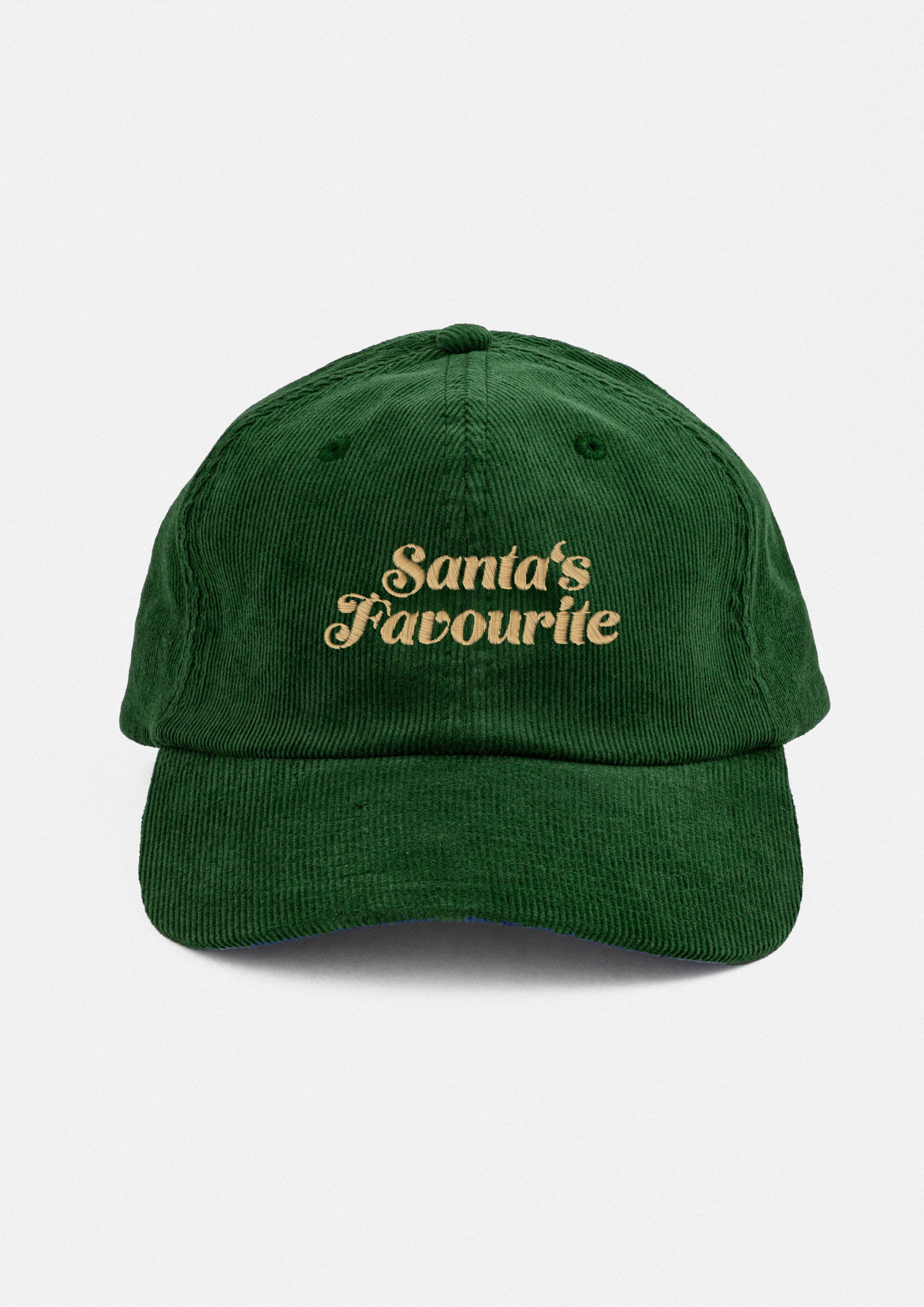 "Santa's Favourite" Corduroy Cap