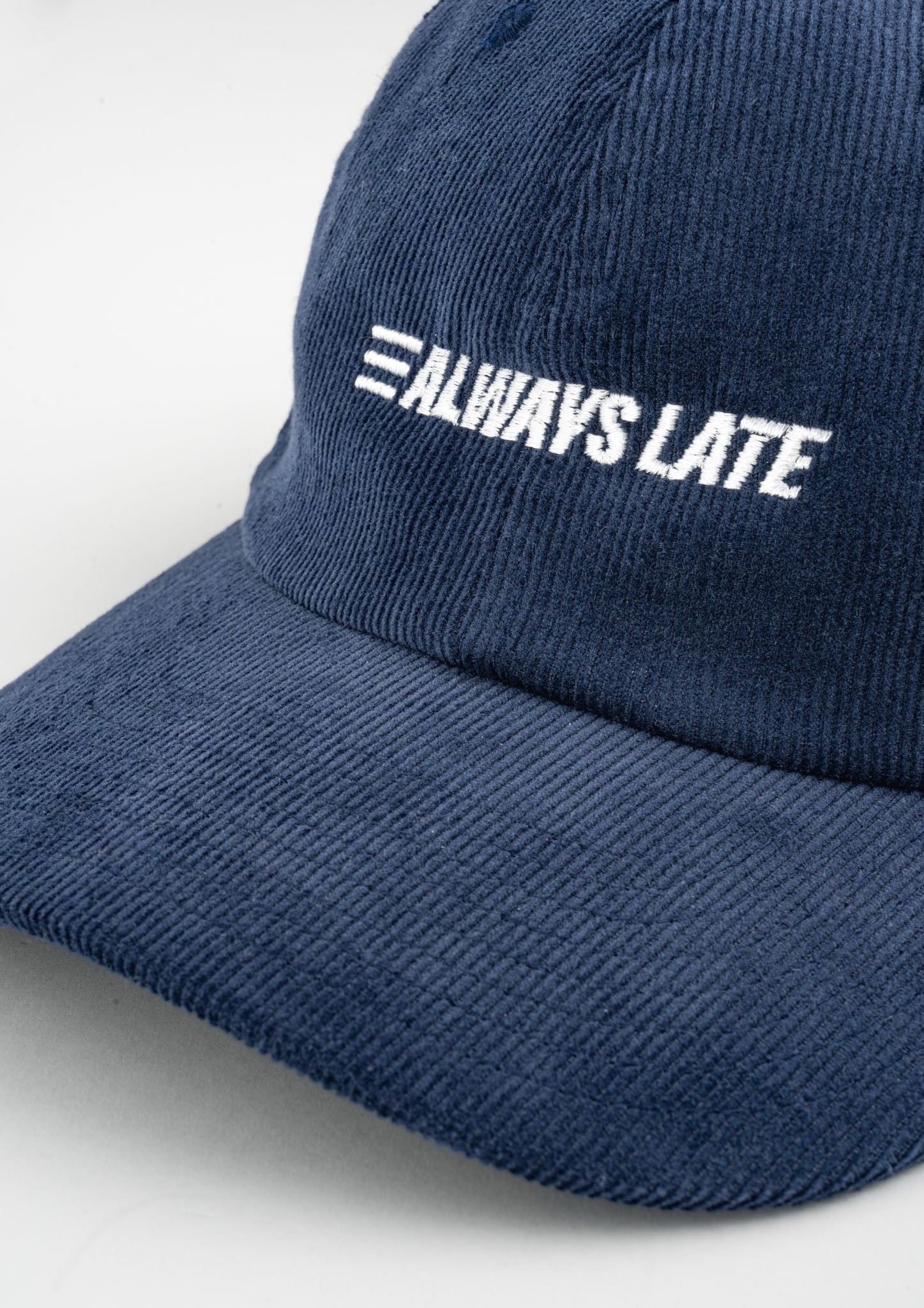 "Always Late" Courdroy Cap