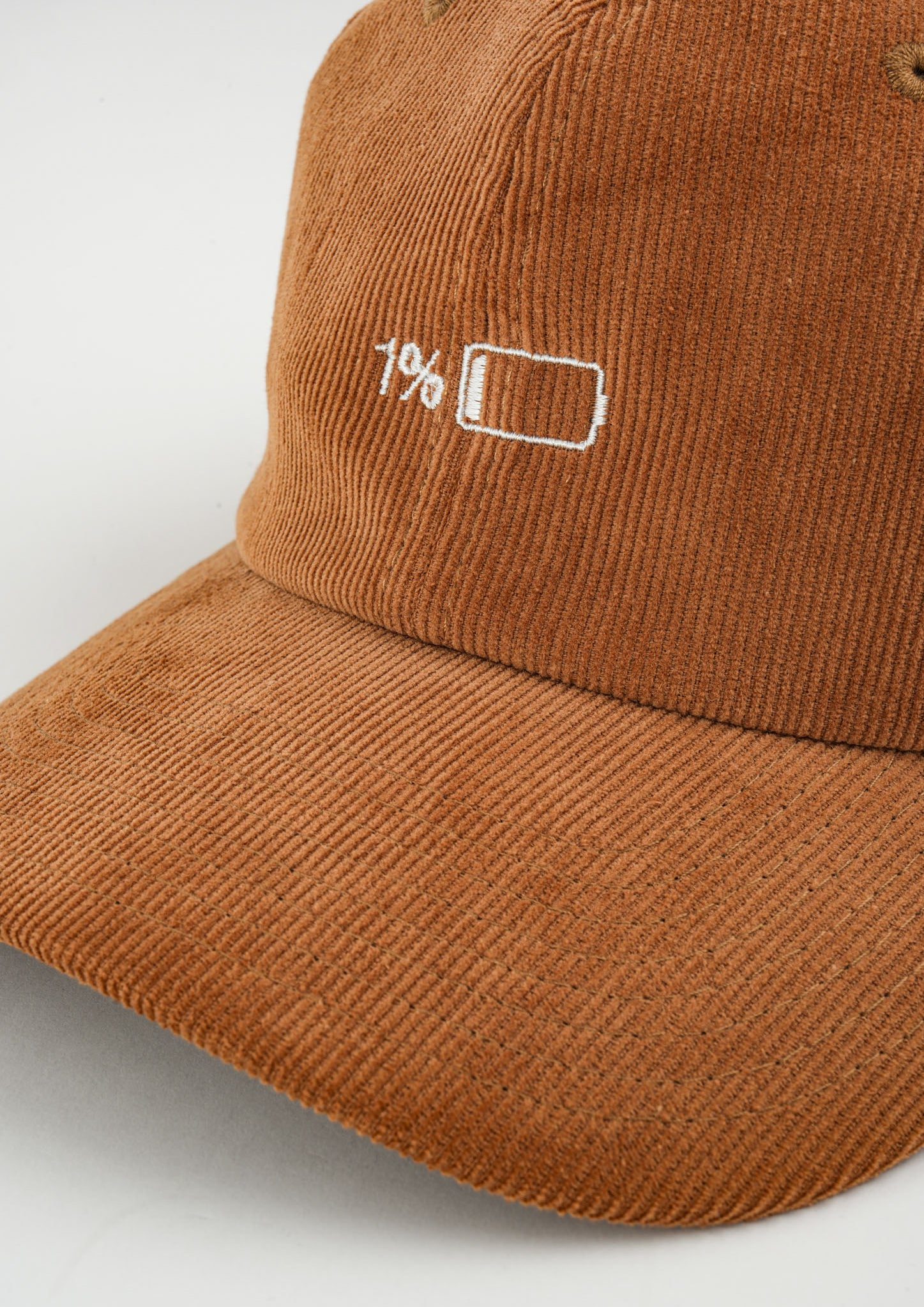 "OnePercent" Courdroy Cap