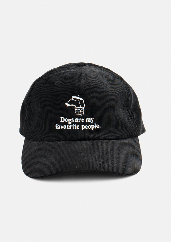 «Dogs are my favourite people» Courdroy Cap