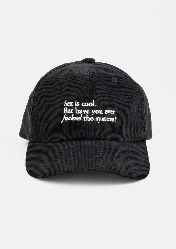 "F the System" Courdroy Cap