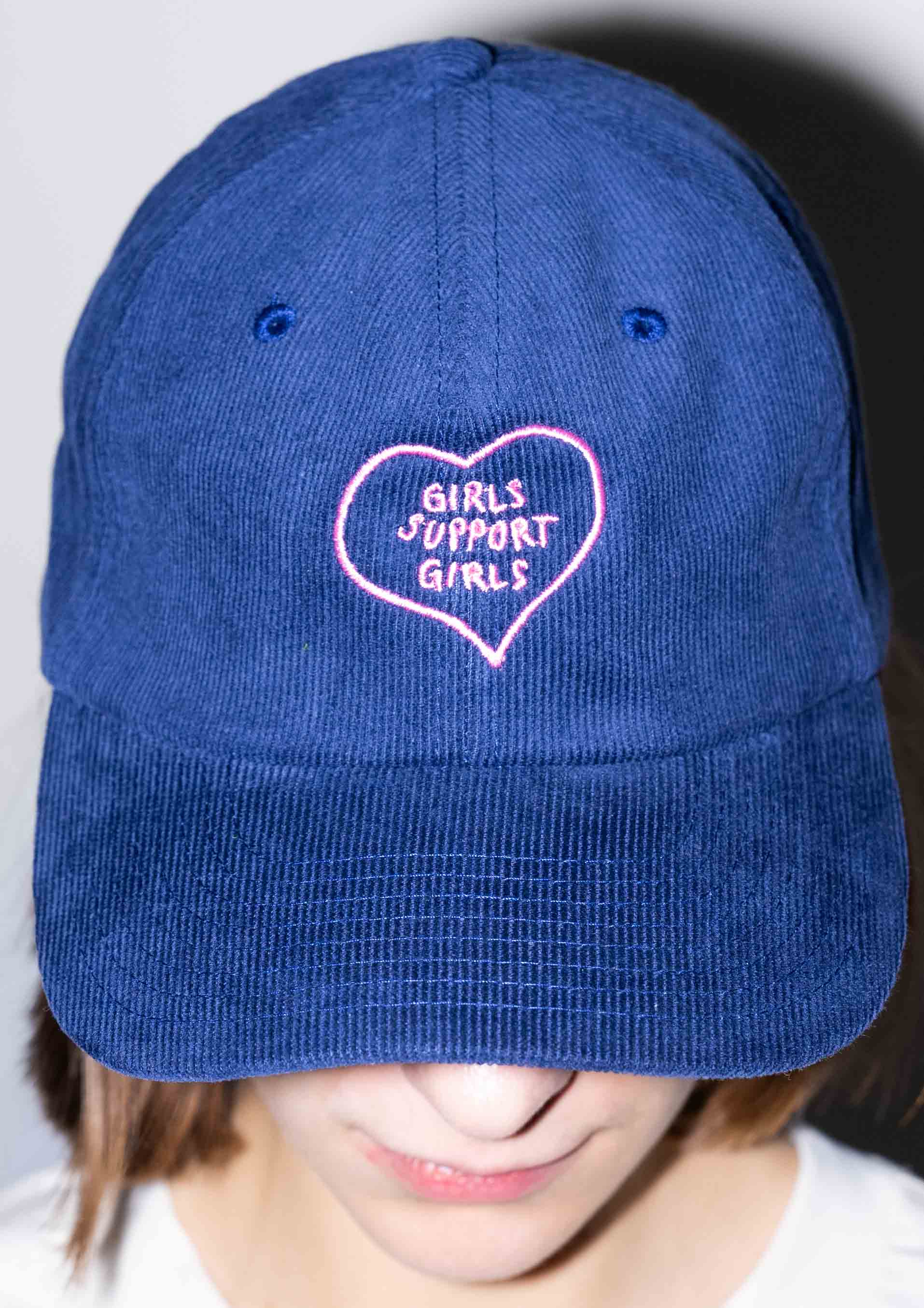 «Girls Support Girls» Courdroy Cap