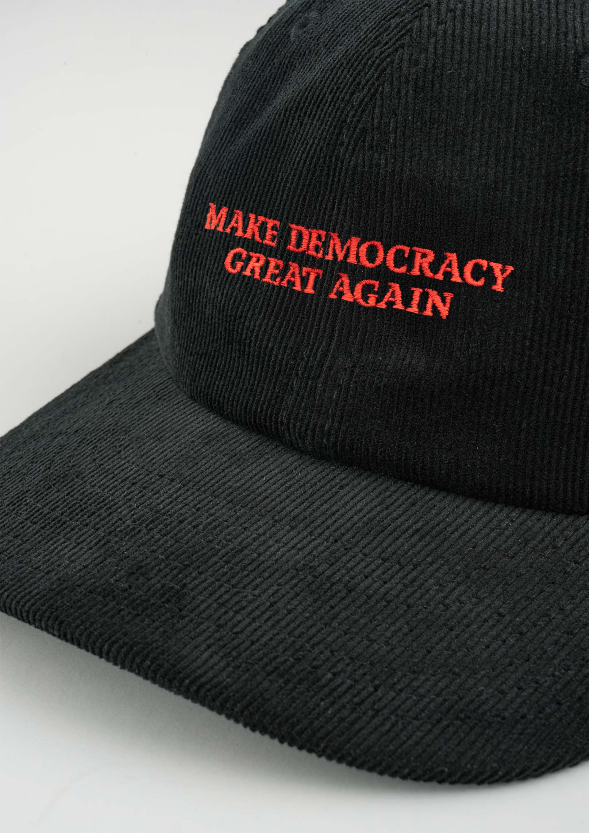 "Make Democracy Great Again" Corduroy Cap