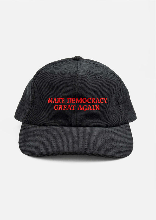 "Make Democracy Great Again" Corduroy Cap