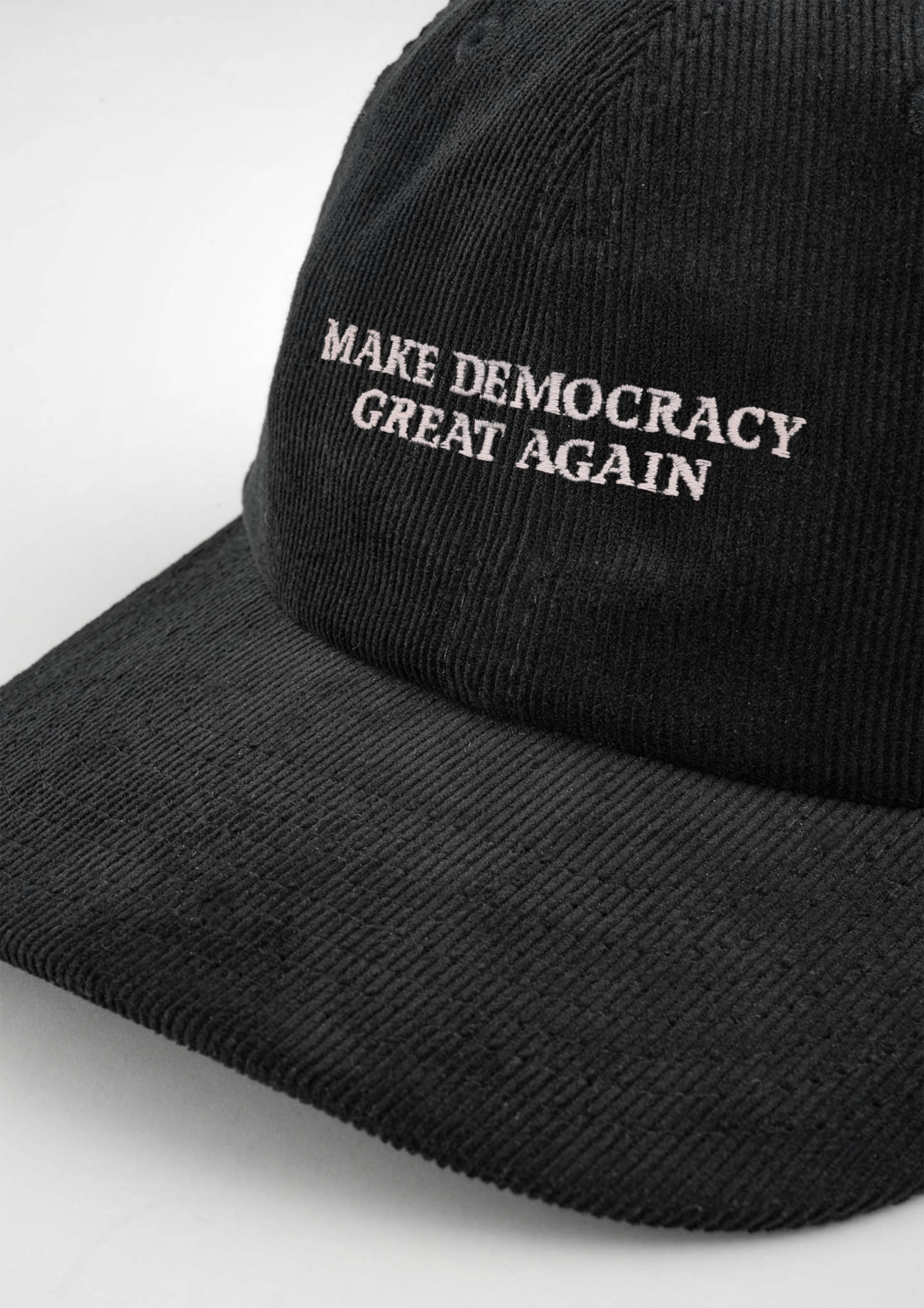 "Make Democracy Great Again" Corduroy Cap