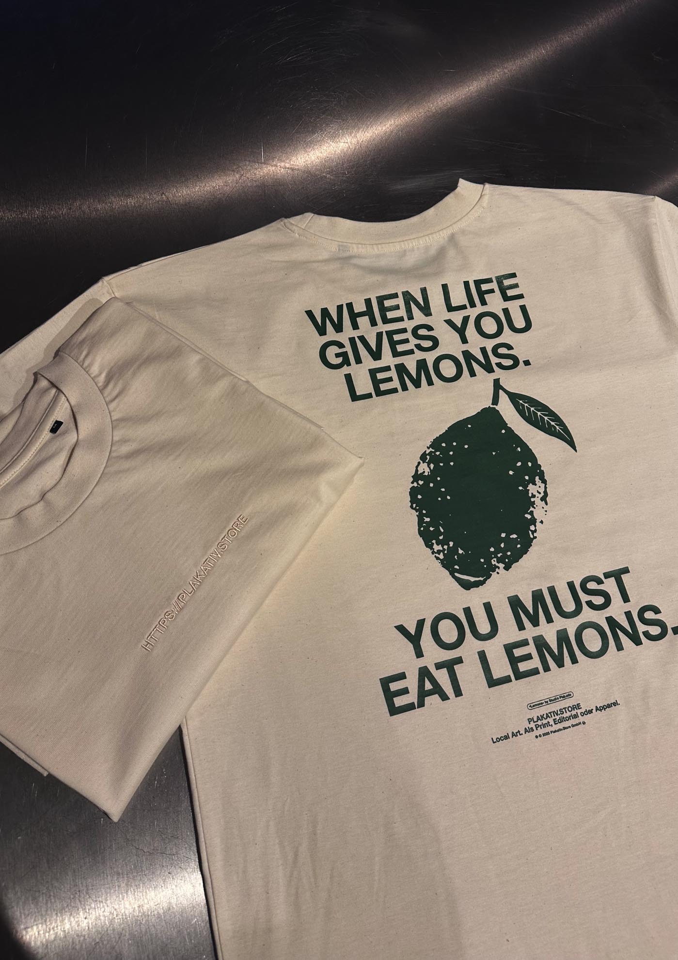 «lemons» Heavy weight tee