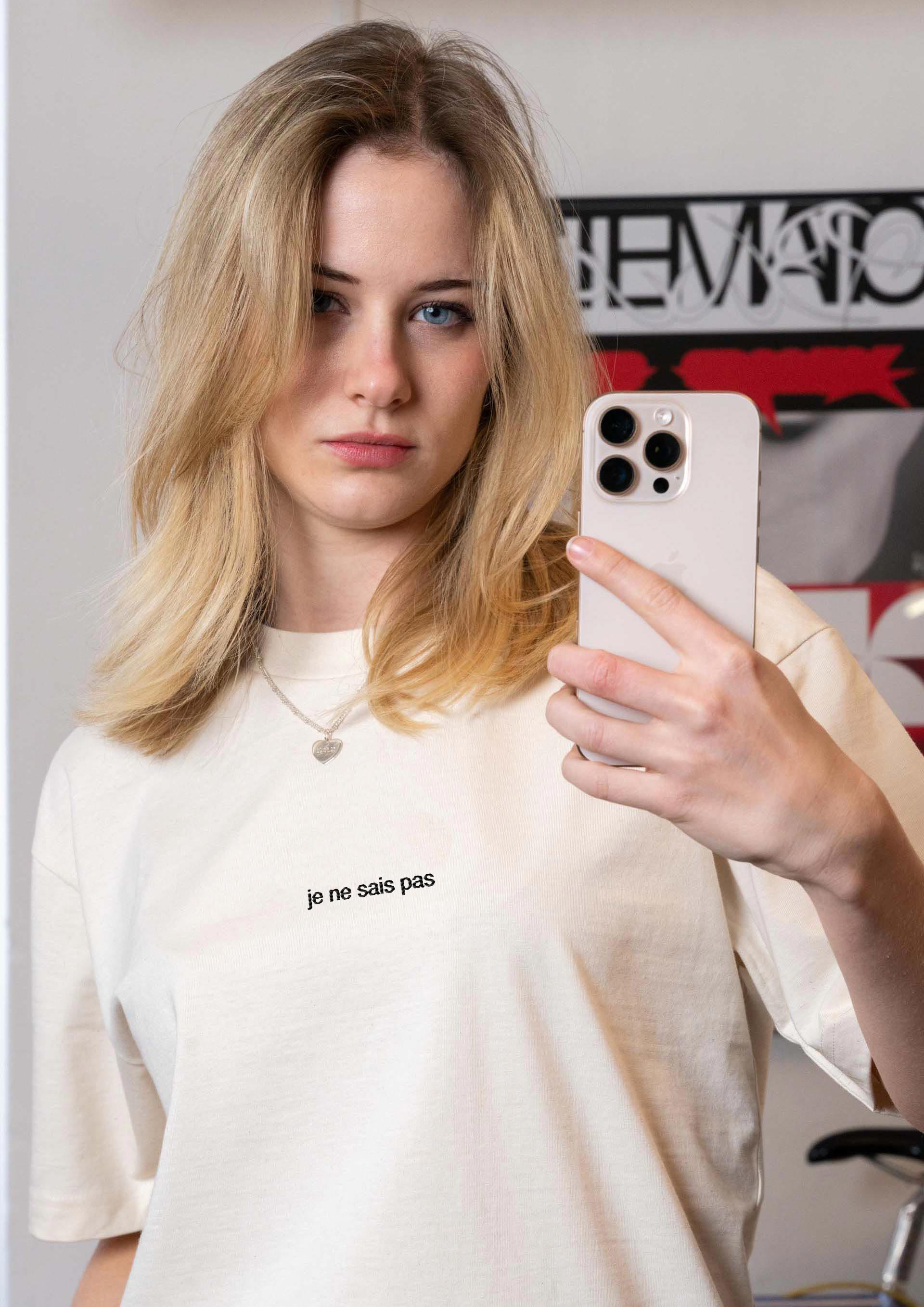 «Je ne sais pas» Heavy weight tee