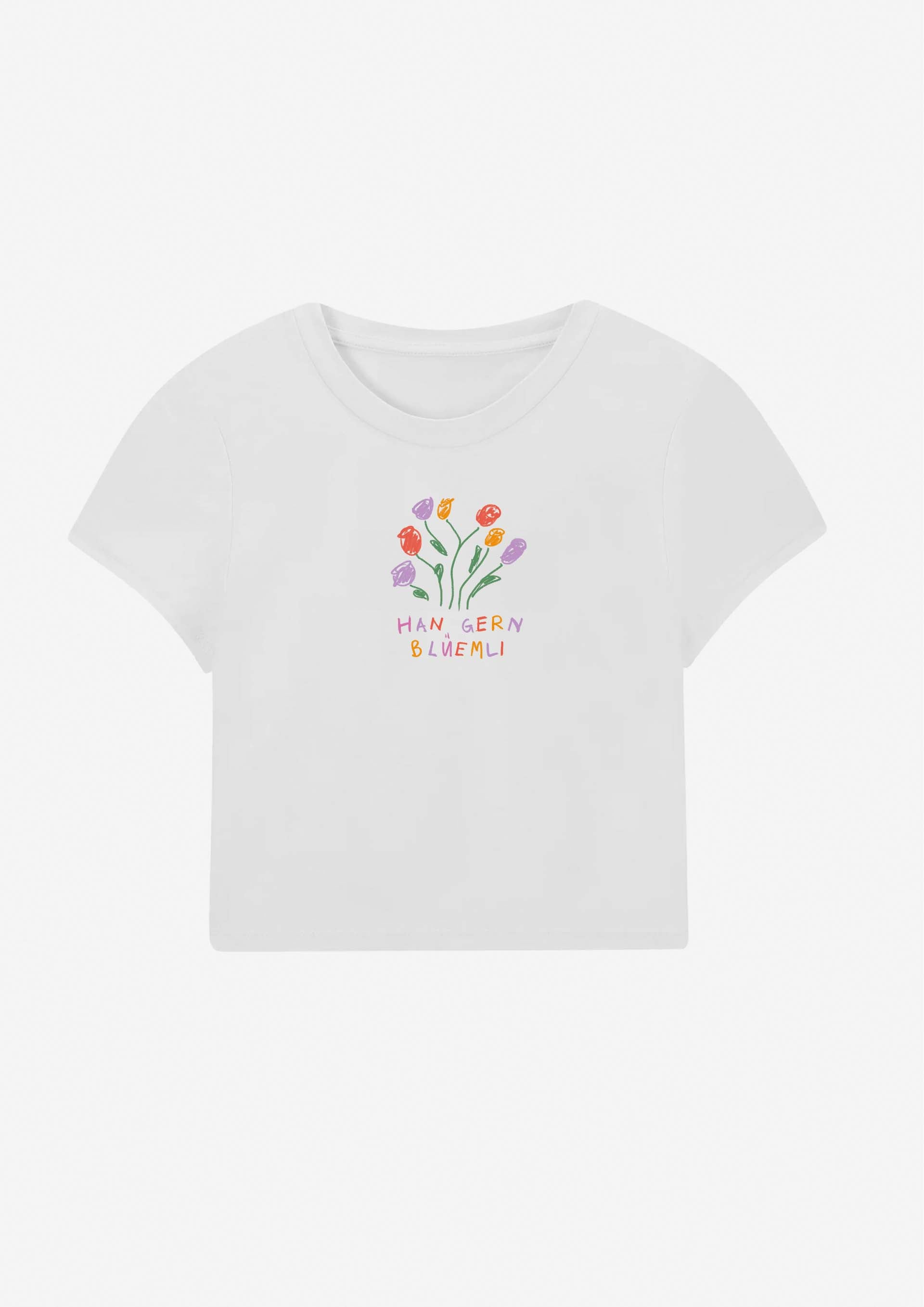 «Blüemli» Frontprint Babytee