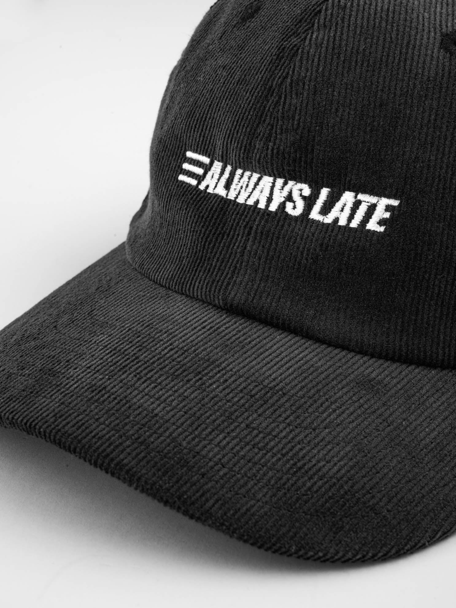"Always Late" Courdroy Cap