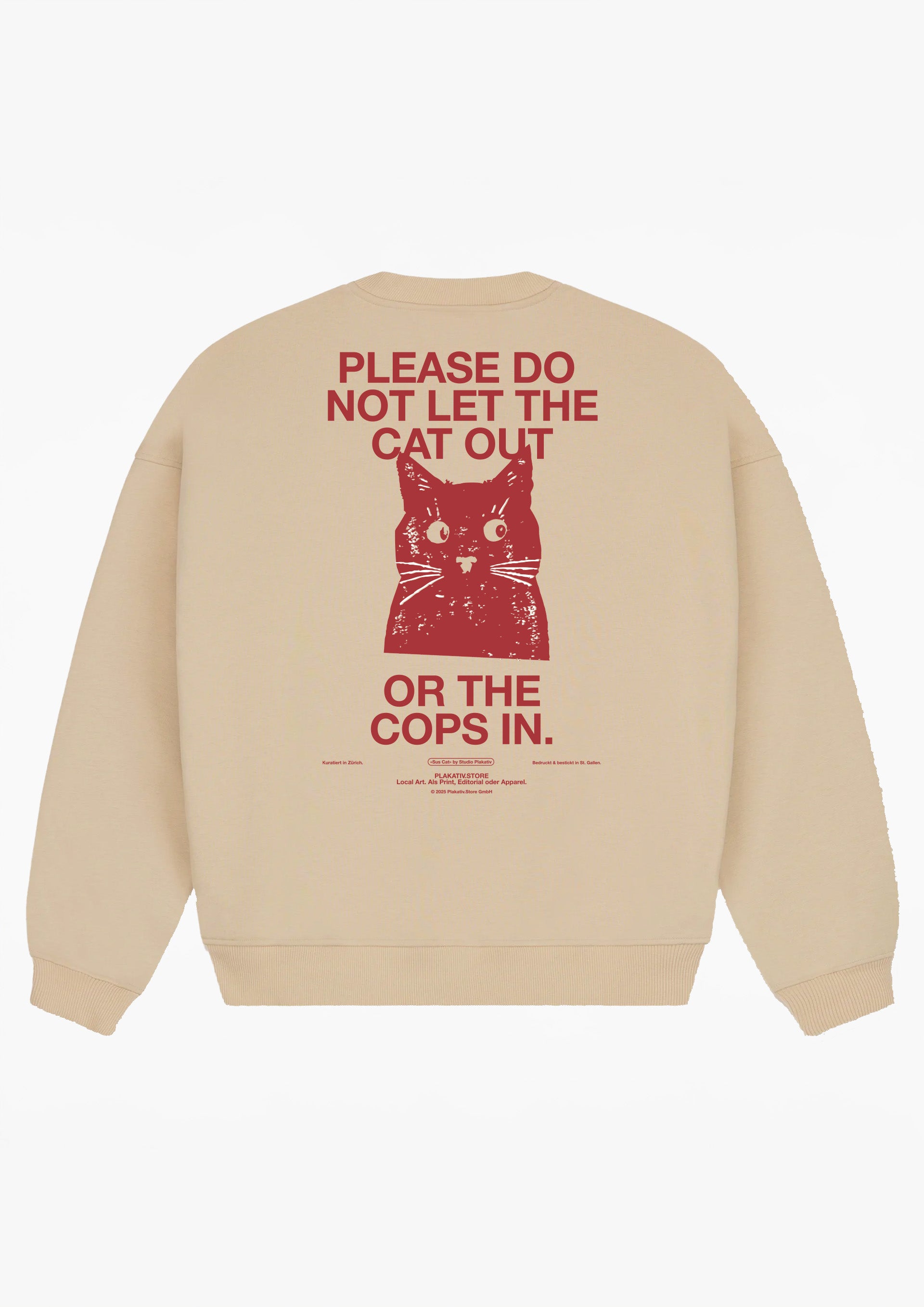 «Sus Cat» Heavy weight Sweater