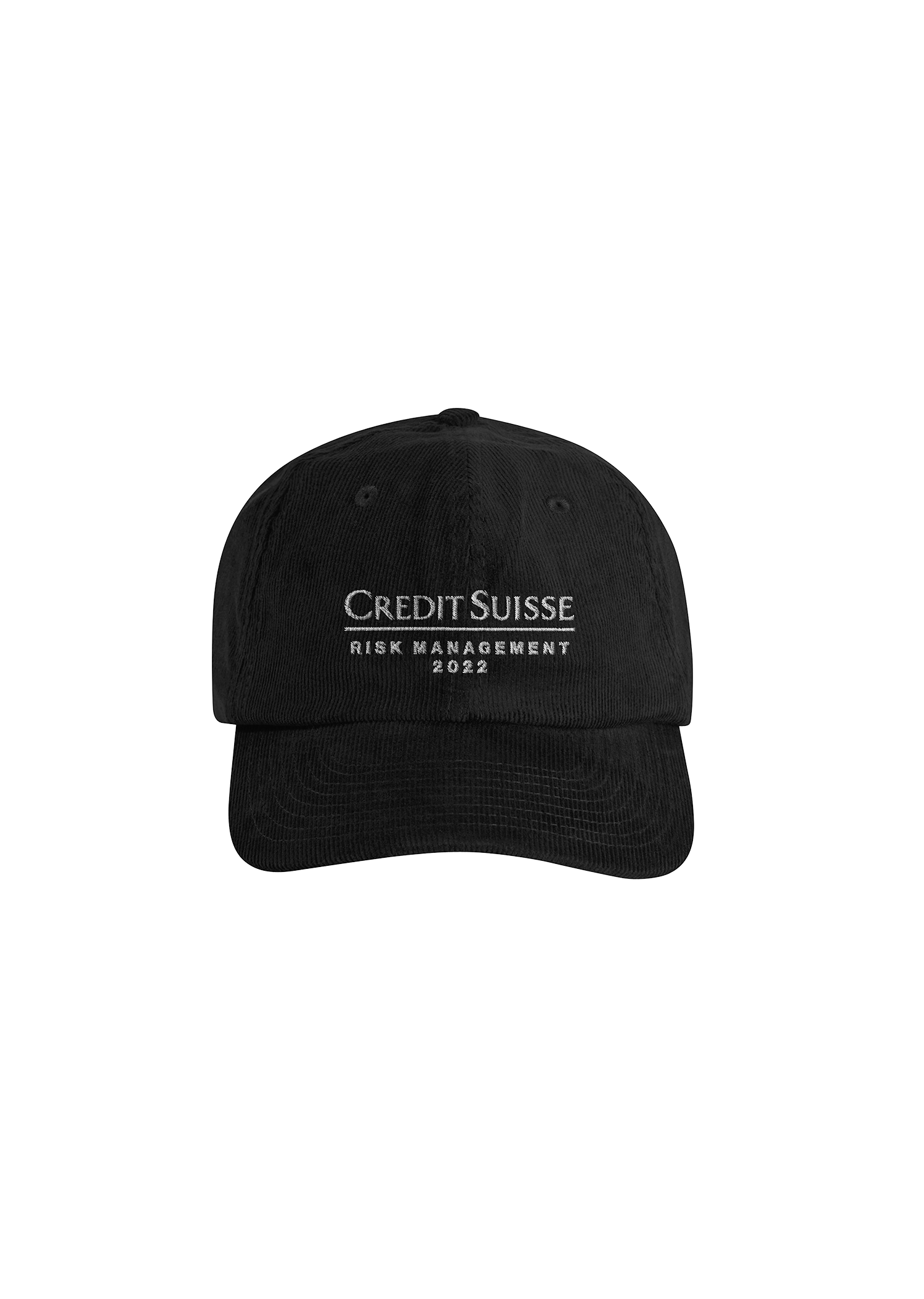 “Credit Suisse Risk Management” Organic Courdroy Cap