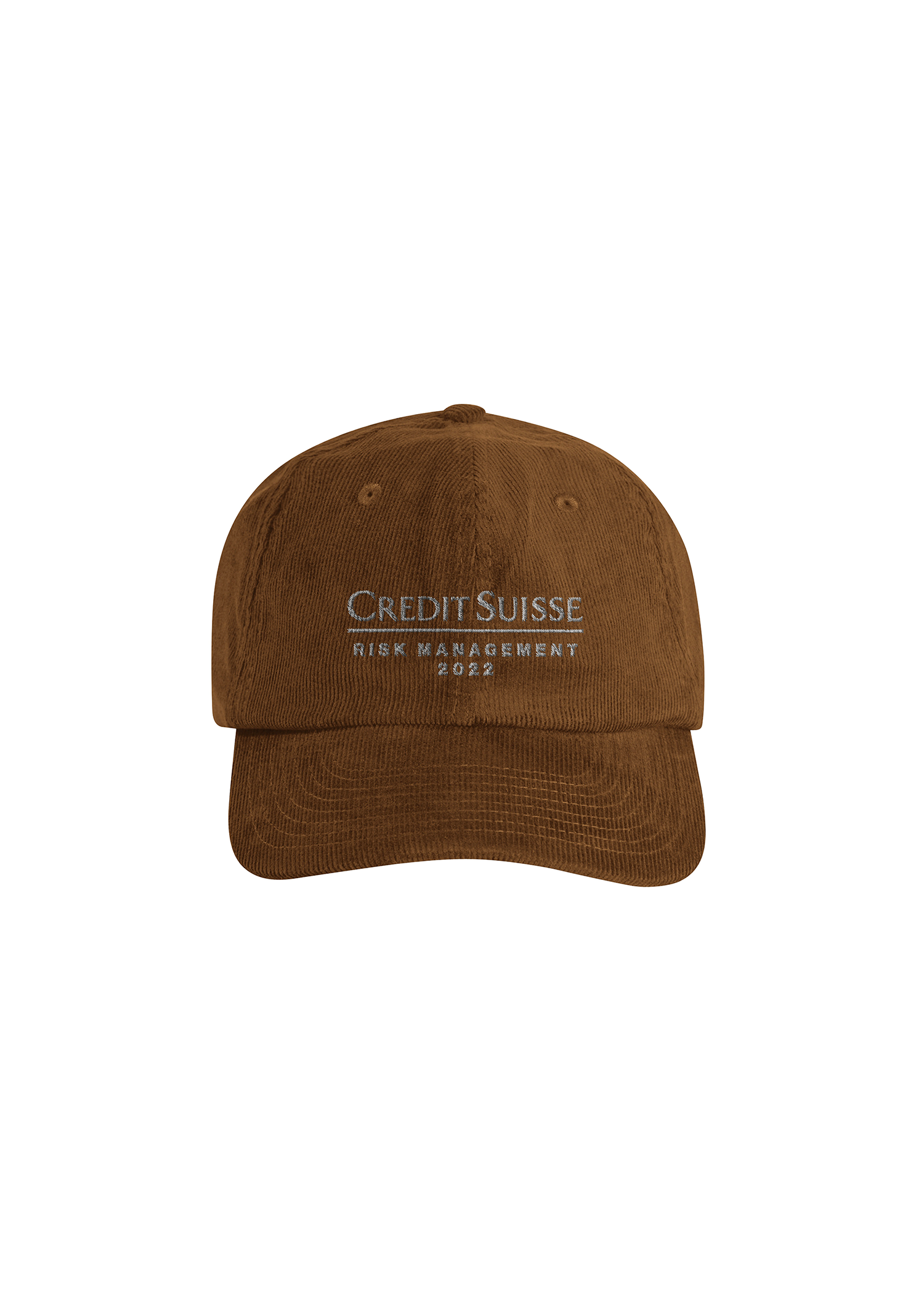 “Credit Suisse Risk Management” Organic Courdroy Cap