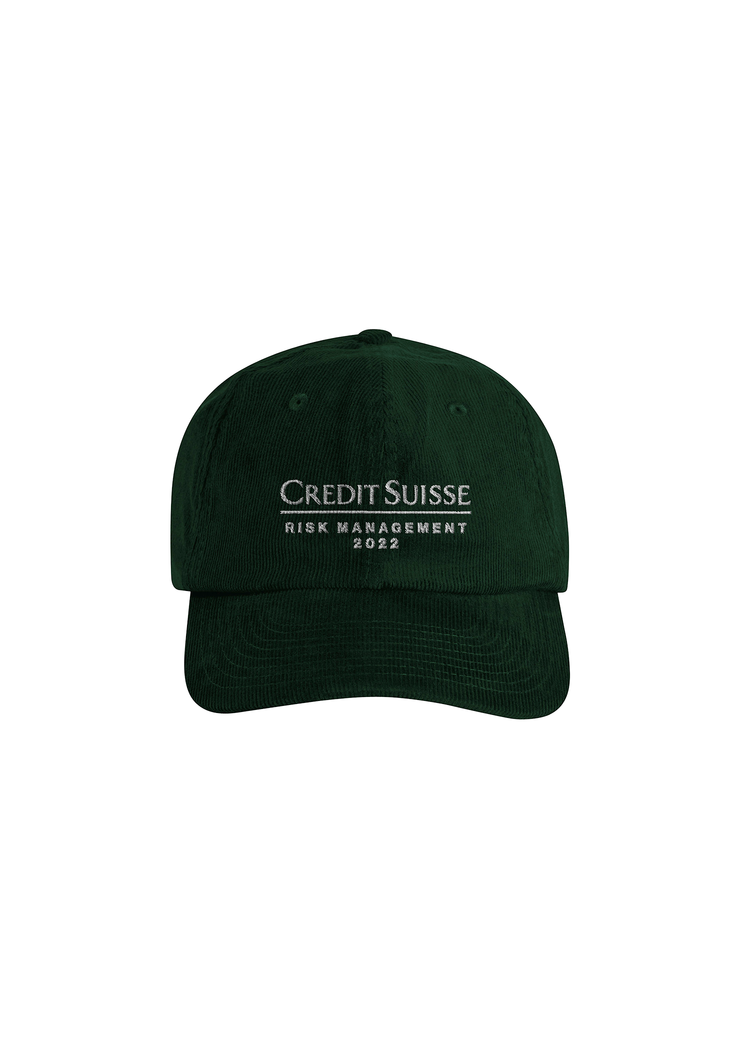 “Credit Suisse Risk Management” Organic Courdroy Cap