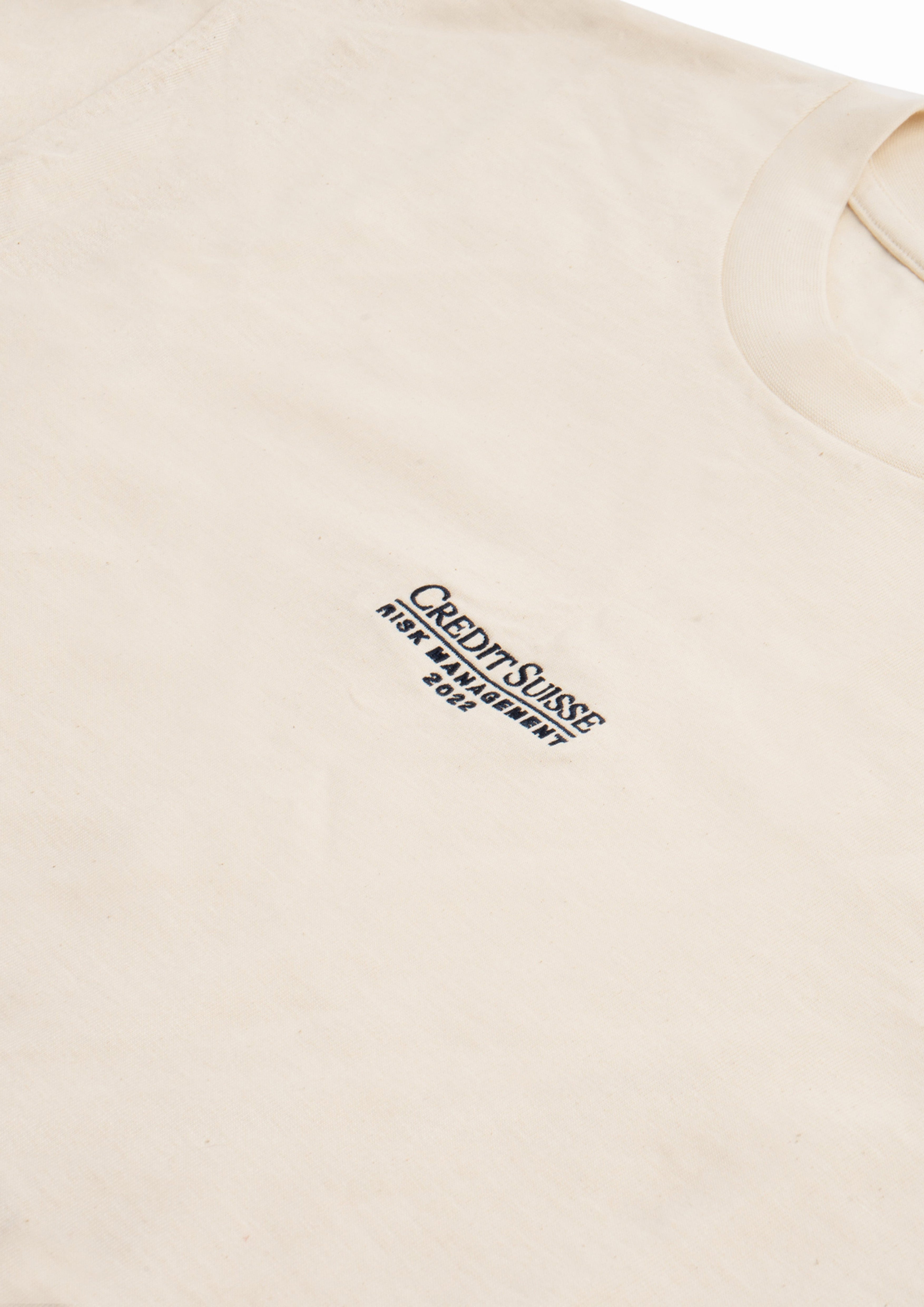 «CS Risk Management» Stickerei Super oversize tee