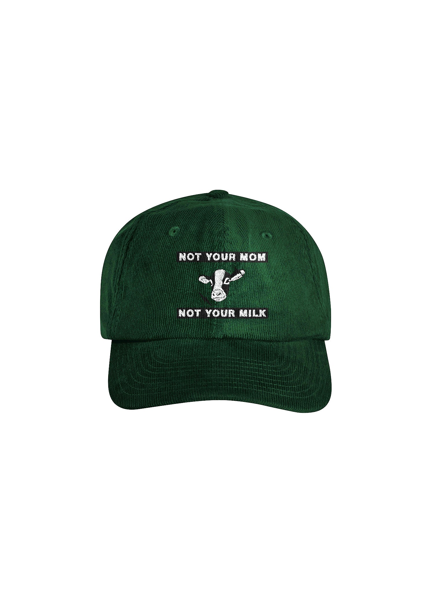 «Not Your Mom Not Your Milk» Organic Courdroy Cap