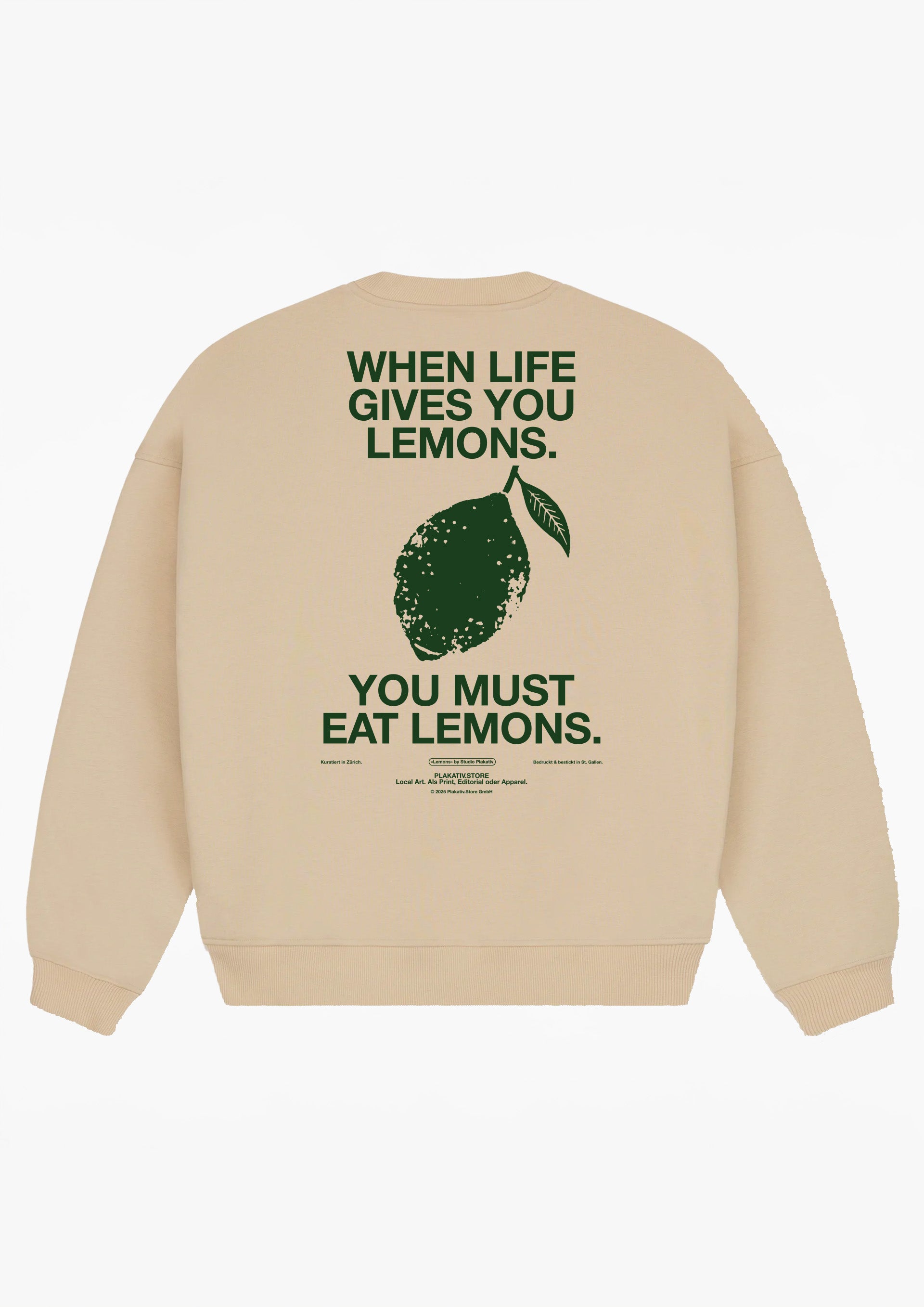 «Lemons» Heavy weight Sweater