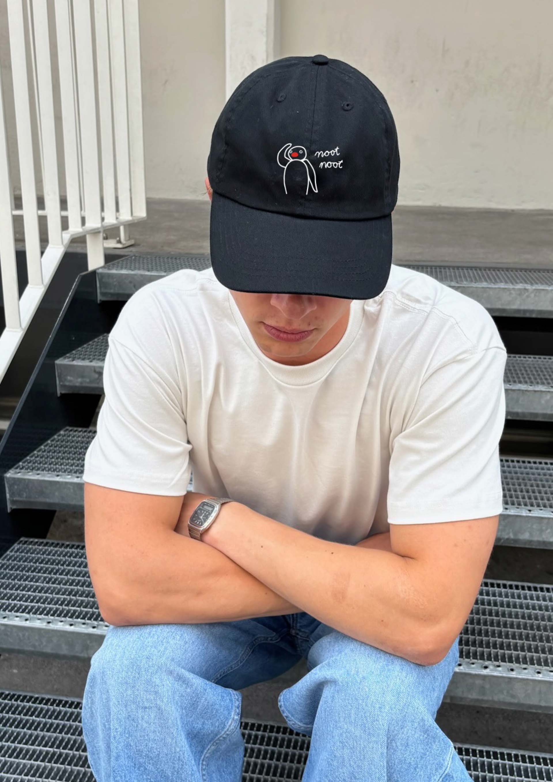 "noot noot" Cotton Cap