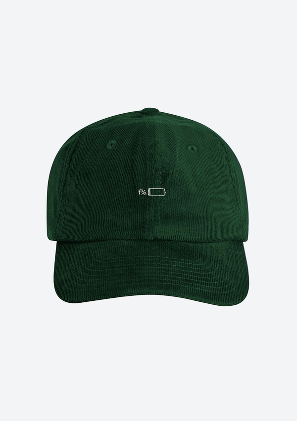 "OnePercent" Courdroy Cap