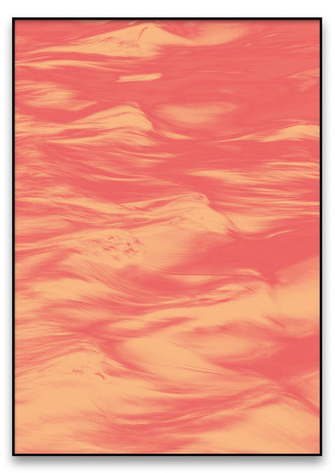 Ein rosa und orangefarbener Hintergrund mit Wellen des Roten Meeres 02 darauf.
