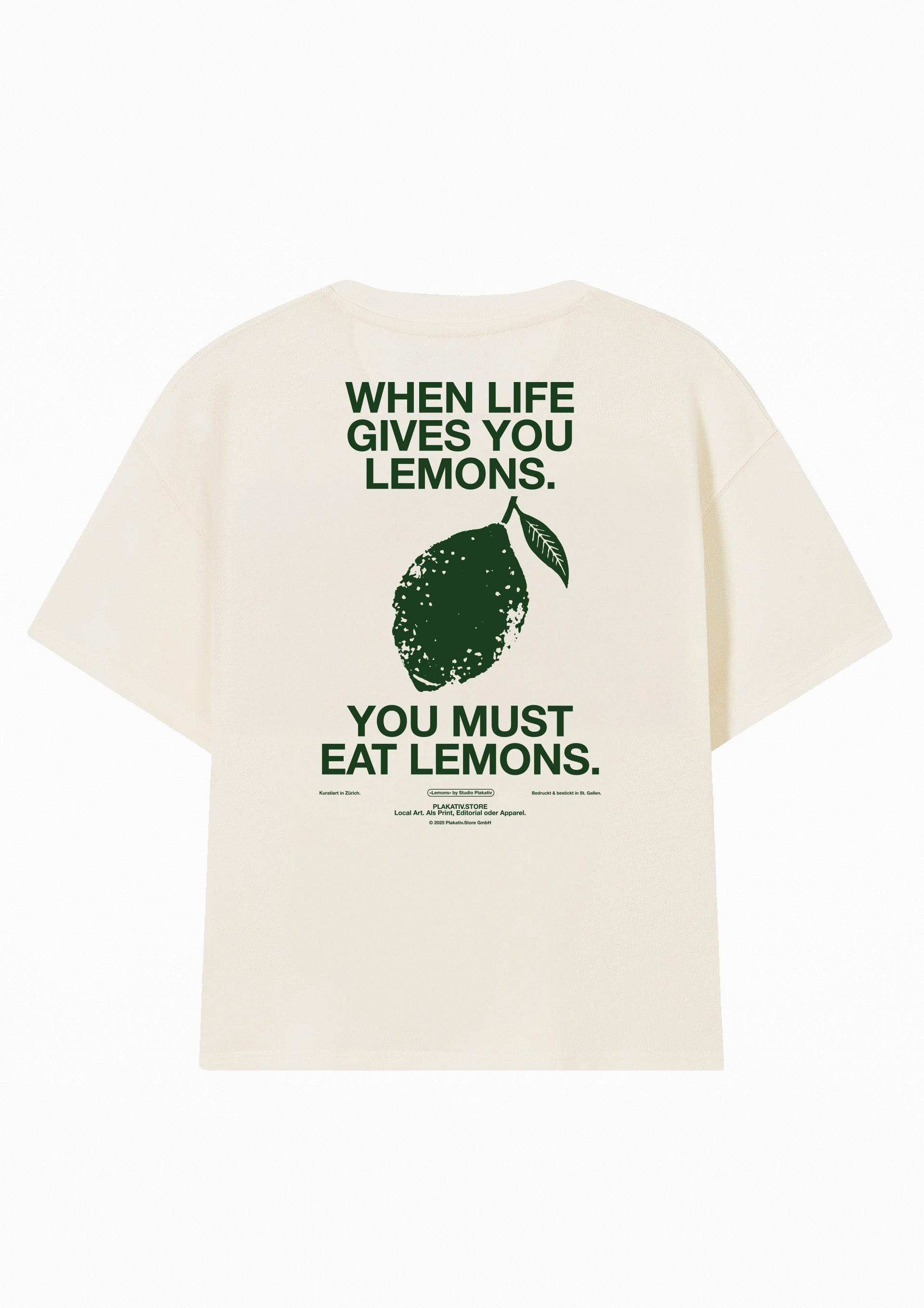 «lemons» Heavy weight tee