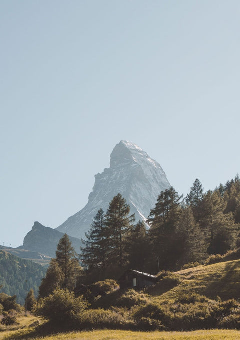 Matterhorn Berggipfel in der Schweiz.
