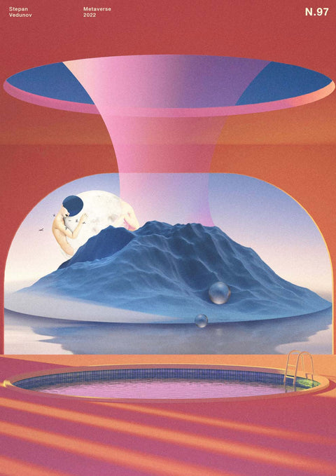 Das Cover des Albums „Metaverse“ zeigt eine Traumlandschaft.
