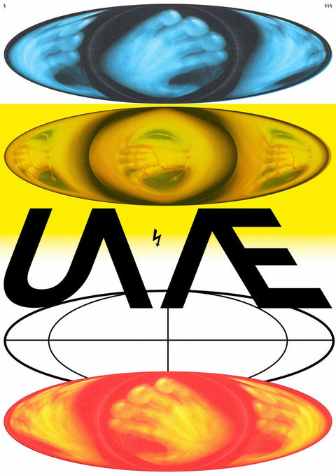 Ein Pop-Art-Poster mit dem individuellen Ausdruck „Universal Ideas“ von Alessio Borando.