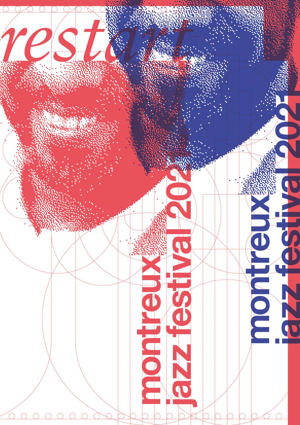 Das Plakat für das Montreux Jazz-Festival.