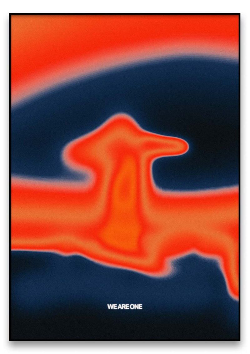 We R One Poster we are one by Studio Plakativ Kunst, Poster und Plakate kaufen Schweiz